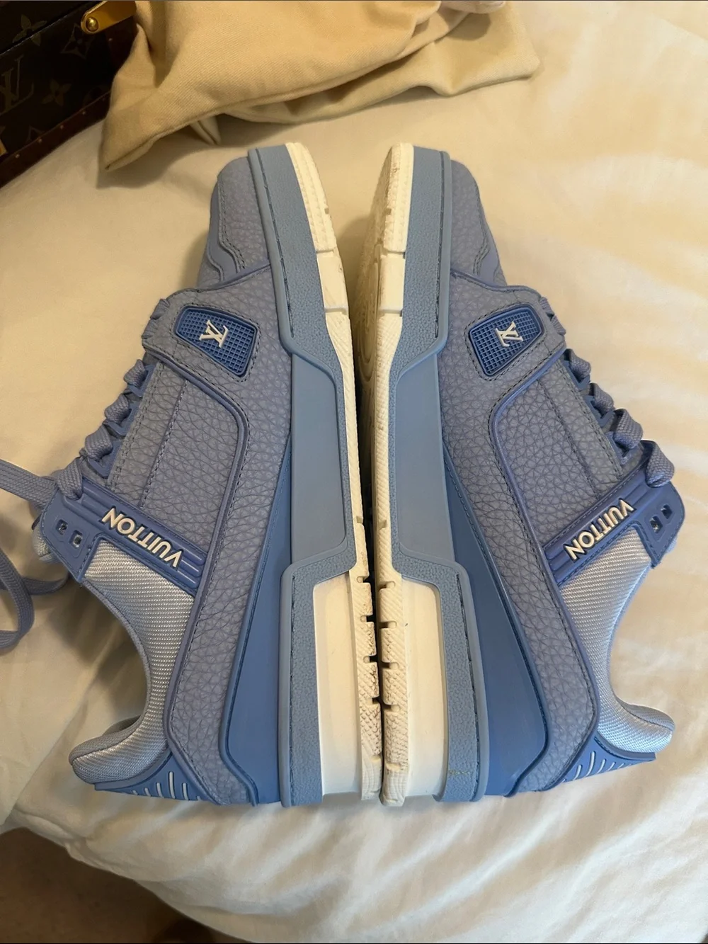 Women’s LV Trainer Shoes, rare size 8.5